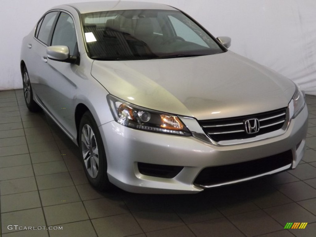 2014 Accord LX Sedan - Alabaster Silver Metallic / Gray photo #1