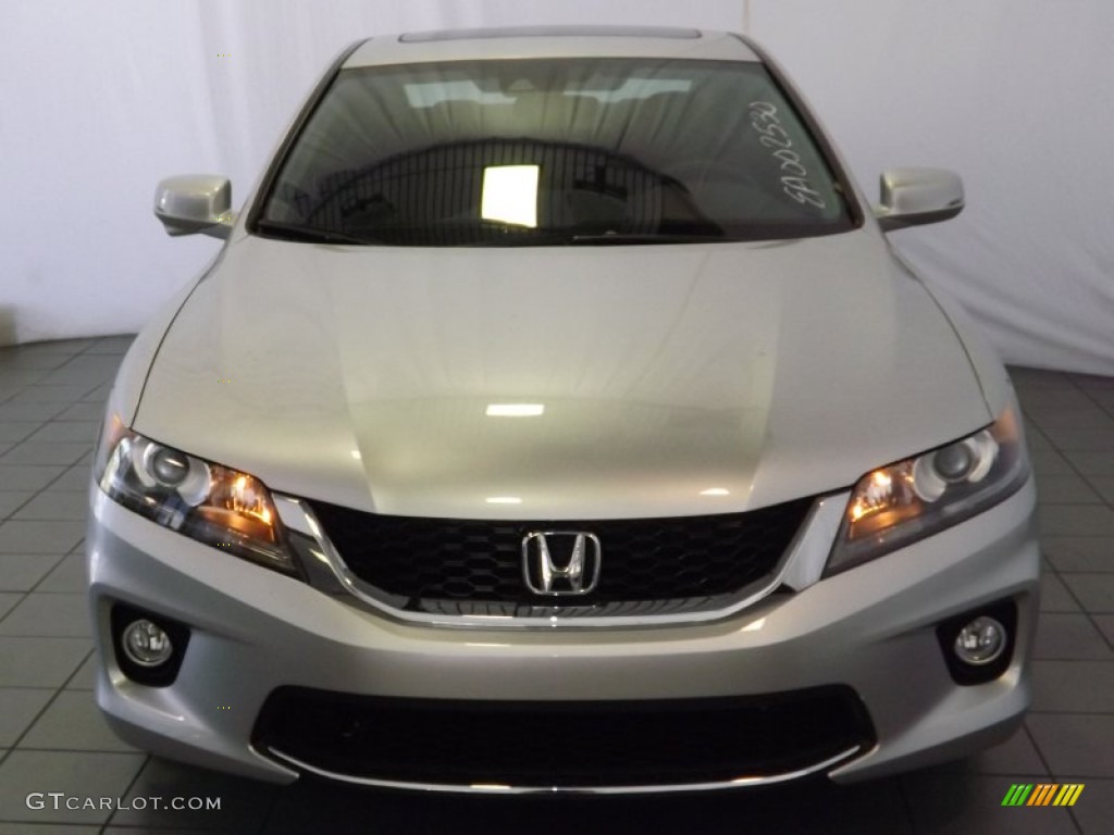 2014 Accord EX-L Coupe - Alabaster Silver Metallic / Black photo #2