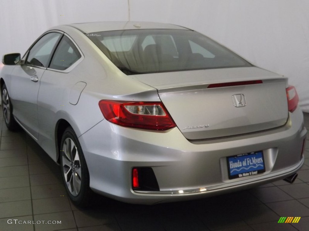 2014 Accord EX-L Coupe - Alabaster Silver Metallic / Black photo #7