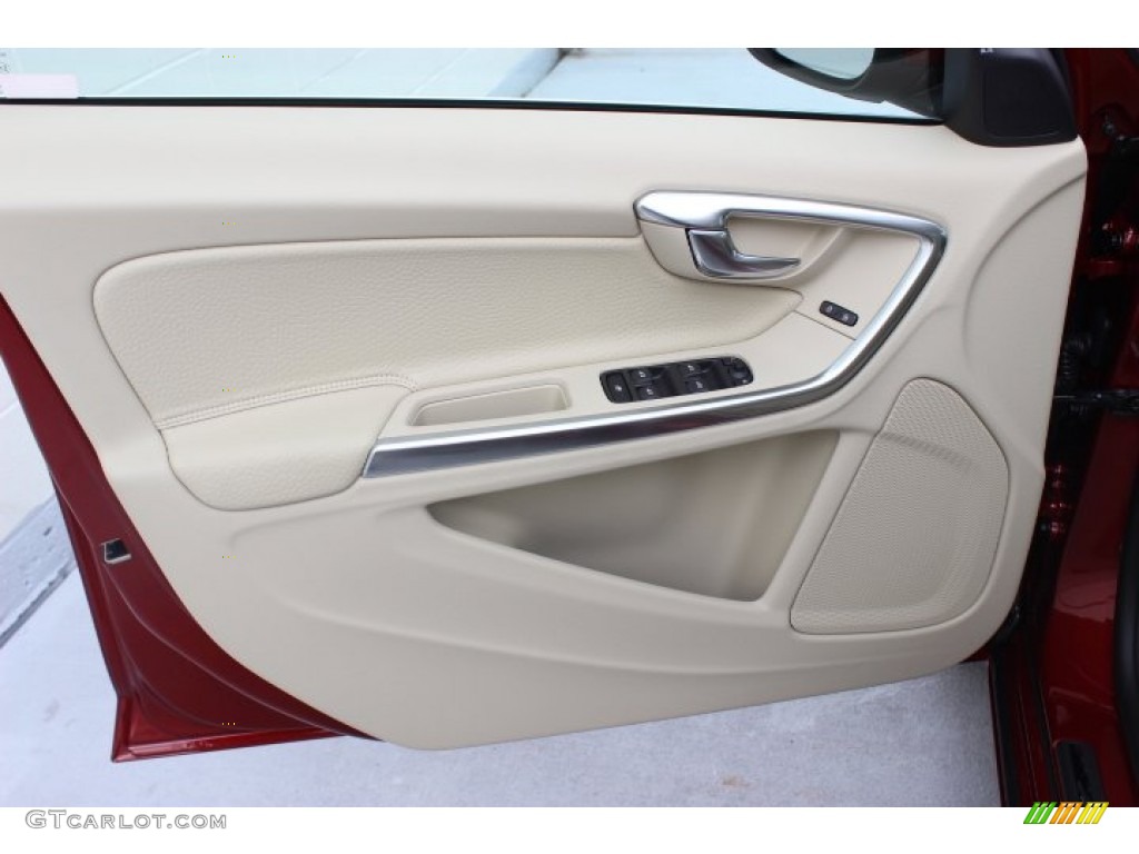 2014 Volvo S60 T5 Soft Beige Door Panel Photo #87038456