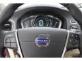 Soft Beige 2014 Volvo S60 T5 Steering Wheel