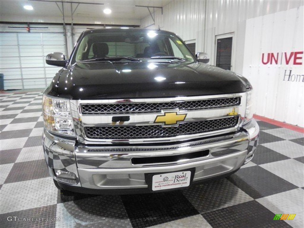 2013 Silverado 1500 LT Crew Cab - Black / Ebony photo #2