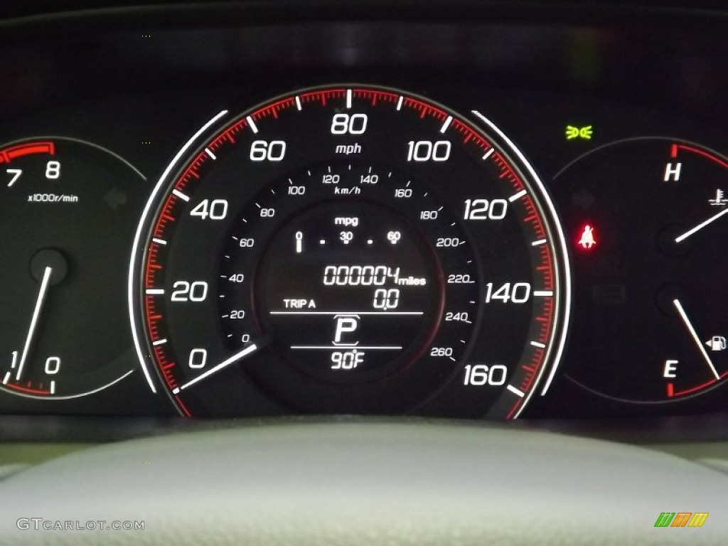 2014 Accord EX-L Coupe - Alabaster Silver Metallic / Black photo #29