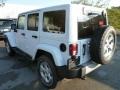 2014 Bright White Jeep Wrangler Unlimited Sahara 4x4  photo #3