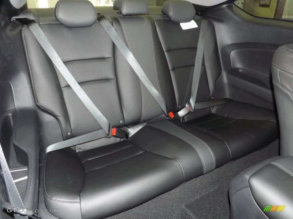 Black Interior 2014 Honda Accord EX-L Coupe Photo #87039105