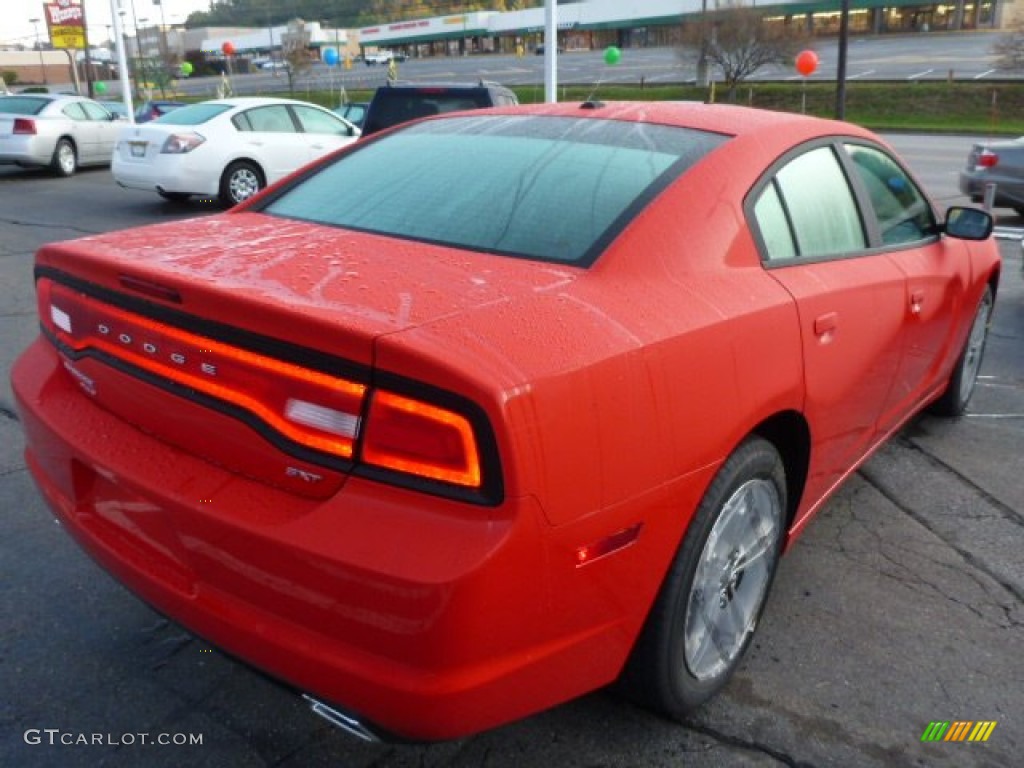 2014 Charger SXT AWD - TorRed / Black photo #5