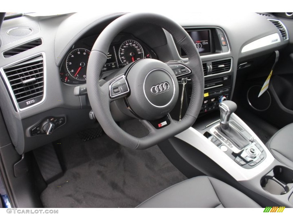 2014 Audi Q5 3.0 TFSI quattro Black Dashboard Photo #87039621