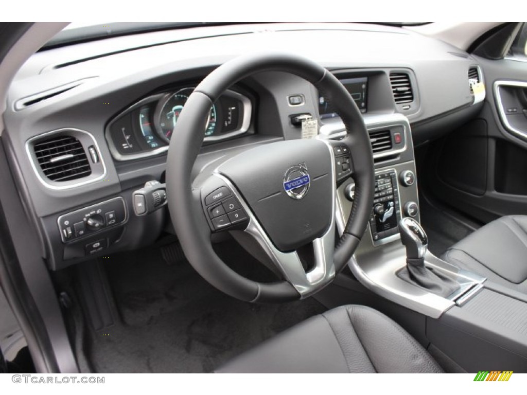 2014 Volvo S60 T5 Off Black Dashboard Photo #87040167
