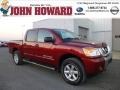 2014 Cayenne Red Nissan Titan SV Crew Cab 4x4  photo #1