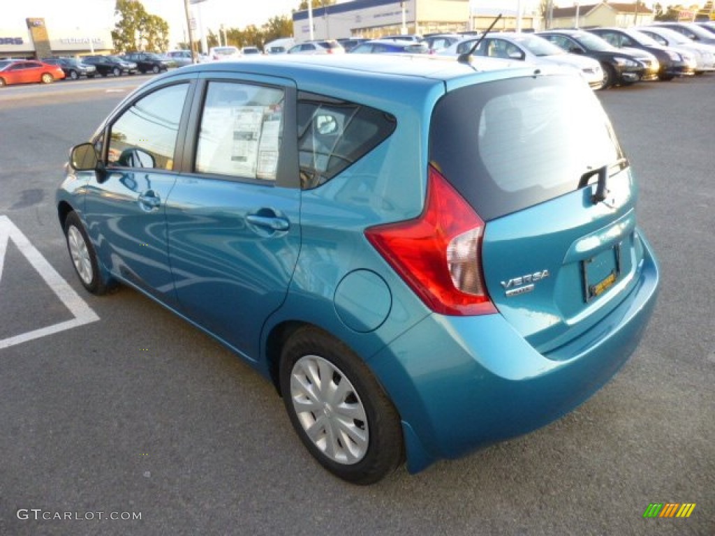 2014 Versa Note S Plus - Metallic Peacock / Charcoal photo #5