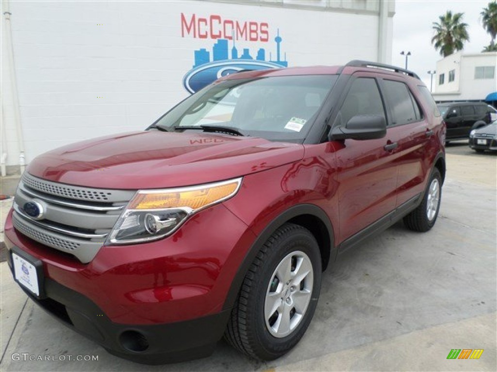 Ruby Red Ford Explorer