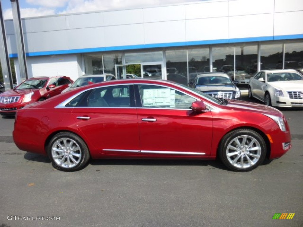 Crystal Red Tincoat 2014 Cadillac XTS Premium AWD Exterior Photo #87043572