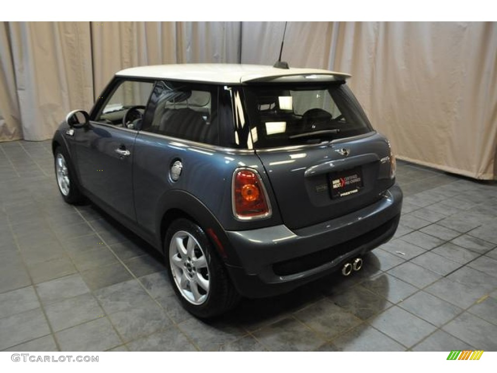 2010 Cooper S Hardtop - Horizon Blue Metallic / Grey/Carbon Black photo #18