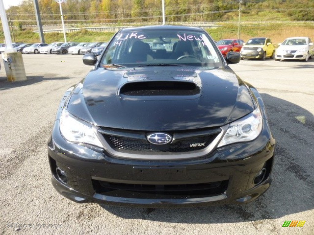 2014 Impreza WRX Premium 5 Door - Crystal Black Silica / Carbon Black photo #2