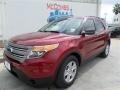 2014 Ruby Red Ford Explorer FWD  photo #1