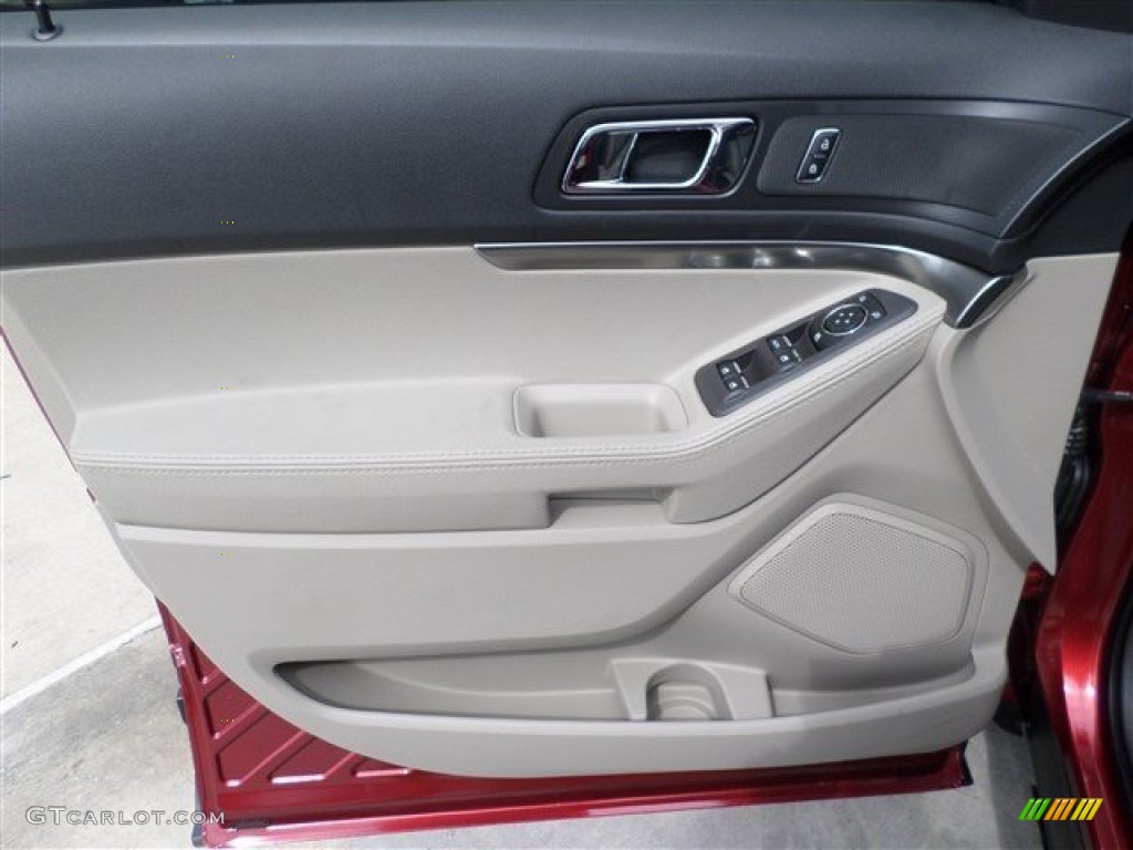 2014 Explorer FWD - Ruby Red / Medium Light Stone photo #23