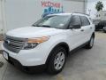 2014 Oxford White Ford Explorer FWD  photo #1