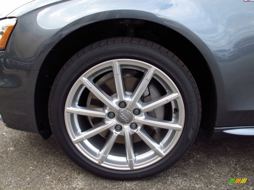 2014 A4 2.0T quattro Sedan - Monsoon Grey Metallic / Titanium Grey photo #7