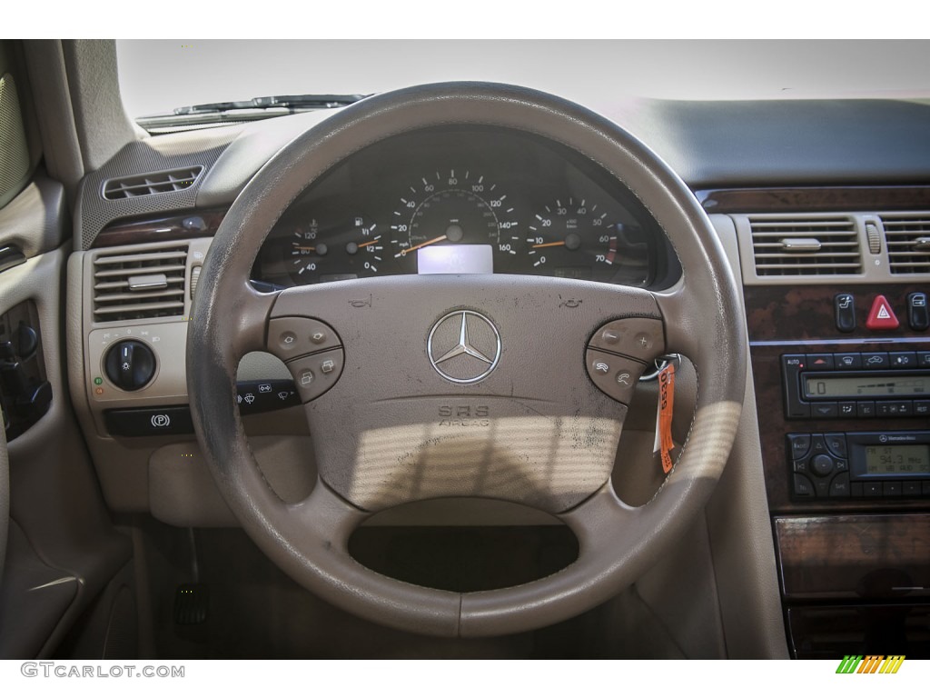 2000 Mercedes-Benz E 320 Sedan Java Steering Wheel Photo #87047742