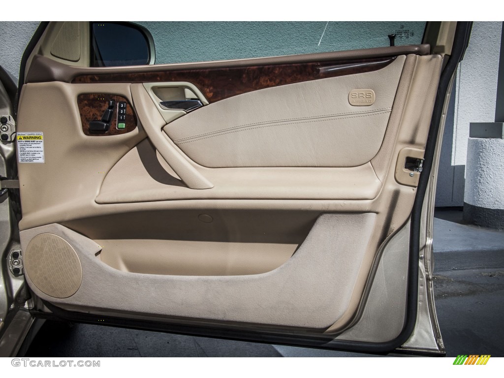 2000 Mercedes-Benz E 320 Sedan Java Door Panel Photo #87048072