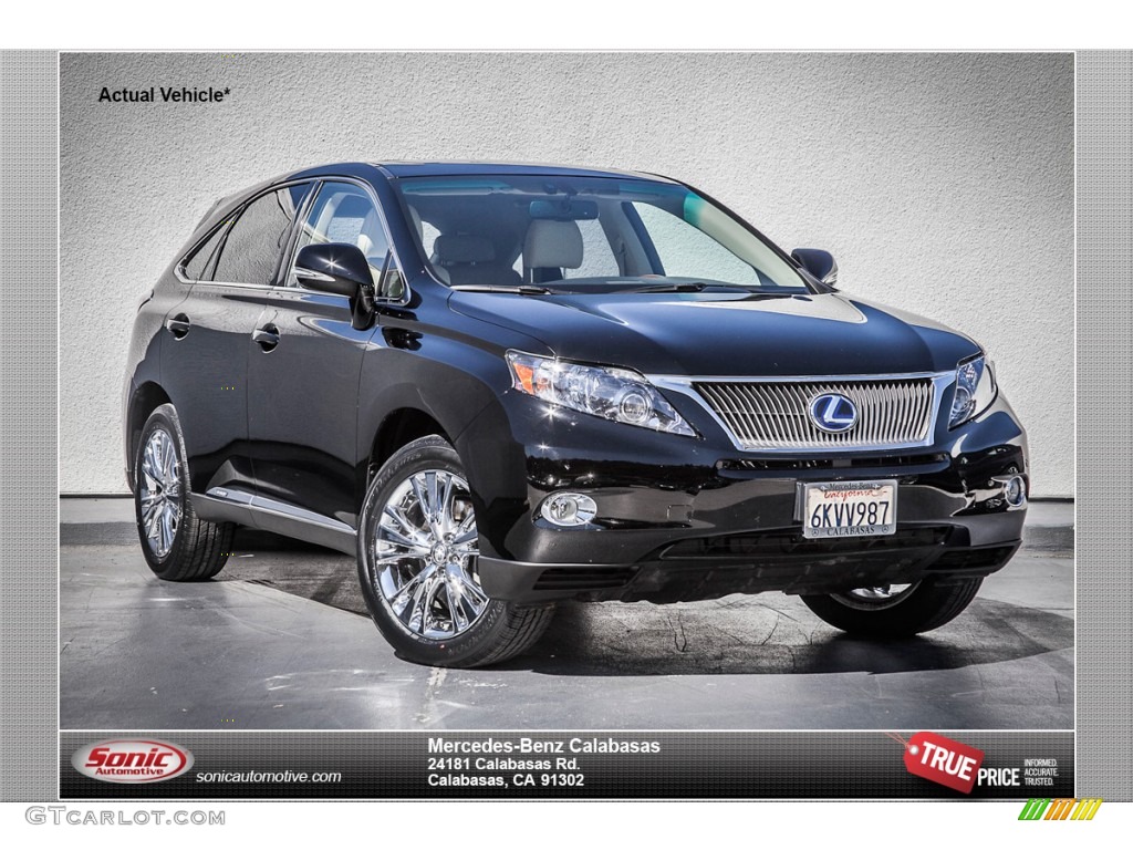 Obsidian Black Lexus RX