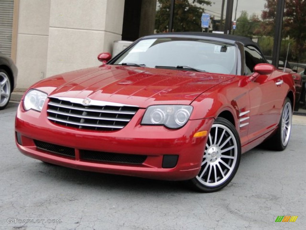 2007 Crossfire SE Roadster - Blaze Red Crystal Pearlcoat / Dark Slate Gray photo #1