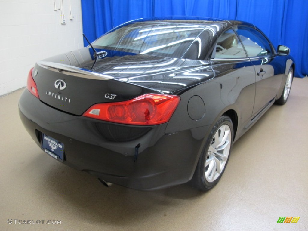 2011 G 37 Convertible - Black Obsidian / Graphite photo #9