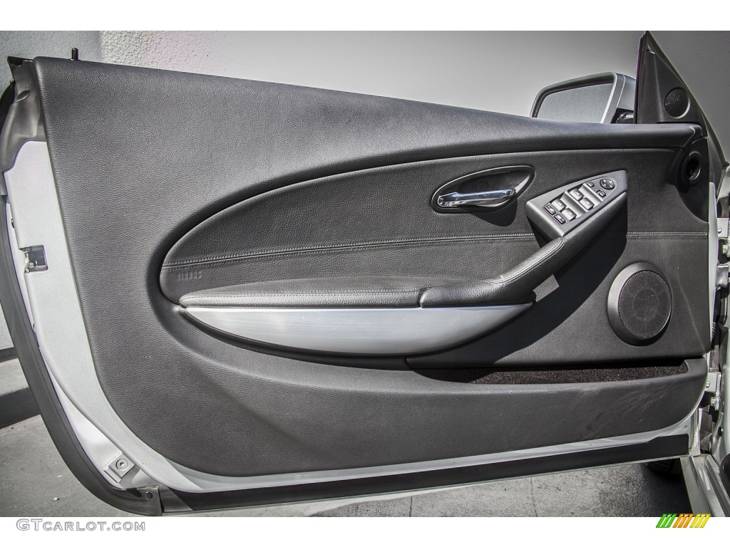 2008 BMW 6 Series 650i Convertible Black Door Panel Photo #87049800