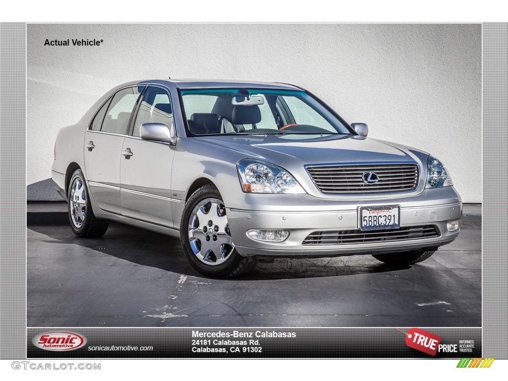 2003 LS 430 Sedan - Millenium Silver Metallic / Ecru photo #1
