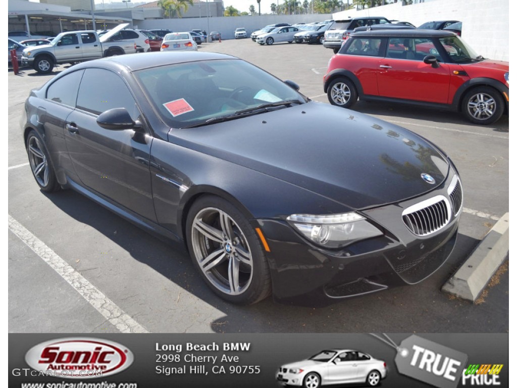 2009 M6 Coupe - Black Sapphire Metallic / Black Merino Leather photo #1