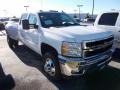 2014 Summit White Chevrolet Silverado 3500HD LTZ Crew Cab 4x4  photo #1