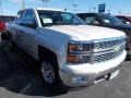 White Diamond Tricoat - Silverado 1500 LTZ Crew Cab 4x4 Photo No. 1