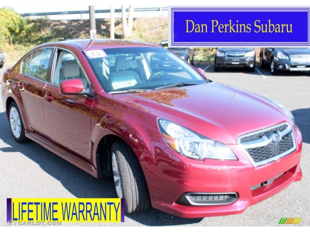 Venetian Red Pearl Subaru Legacy