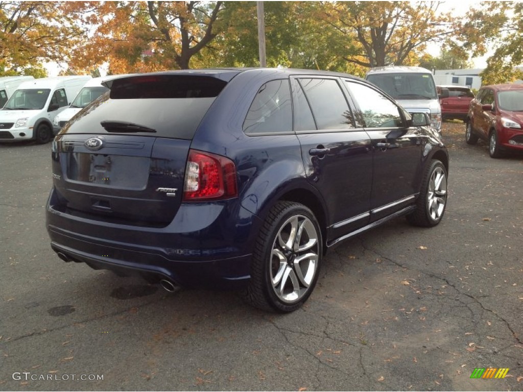 2011 Edge Sport AWD - Kona Blue Metallic / Charcoal Black/Silver Smoke Metallic photo #7