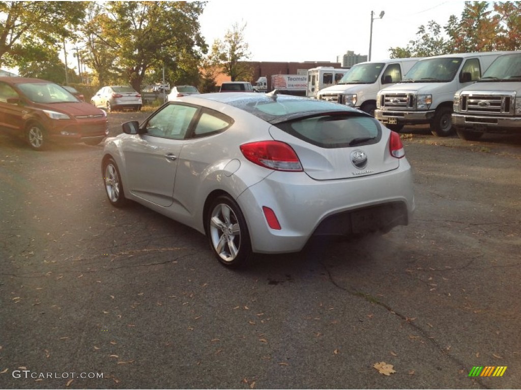 2012 Veloster  - Ironman Silver / Black photo #5