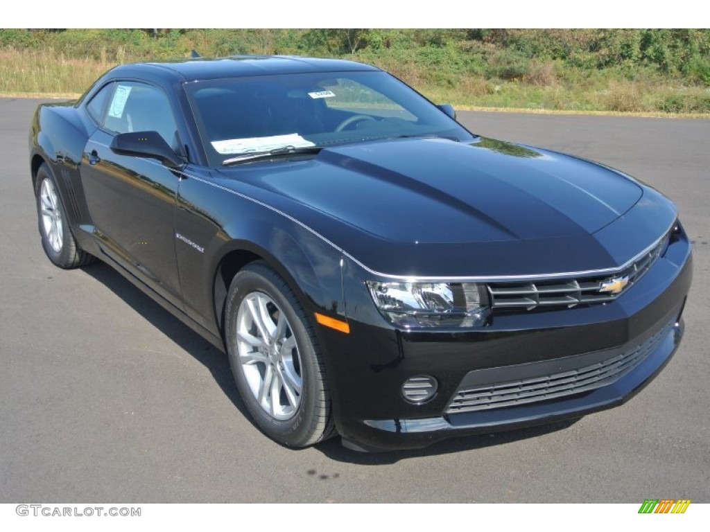 2014 Camaro LS Coupe - Black / Black photo #1