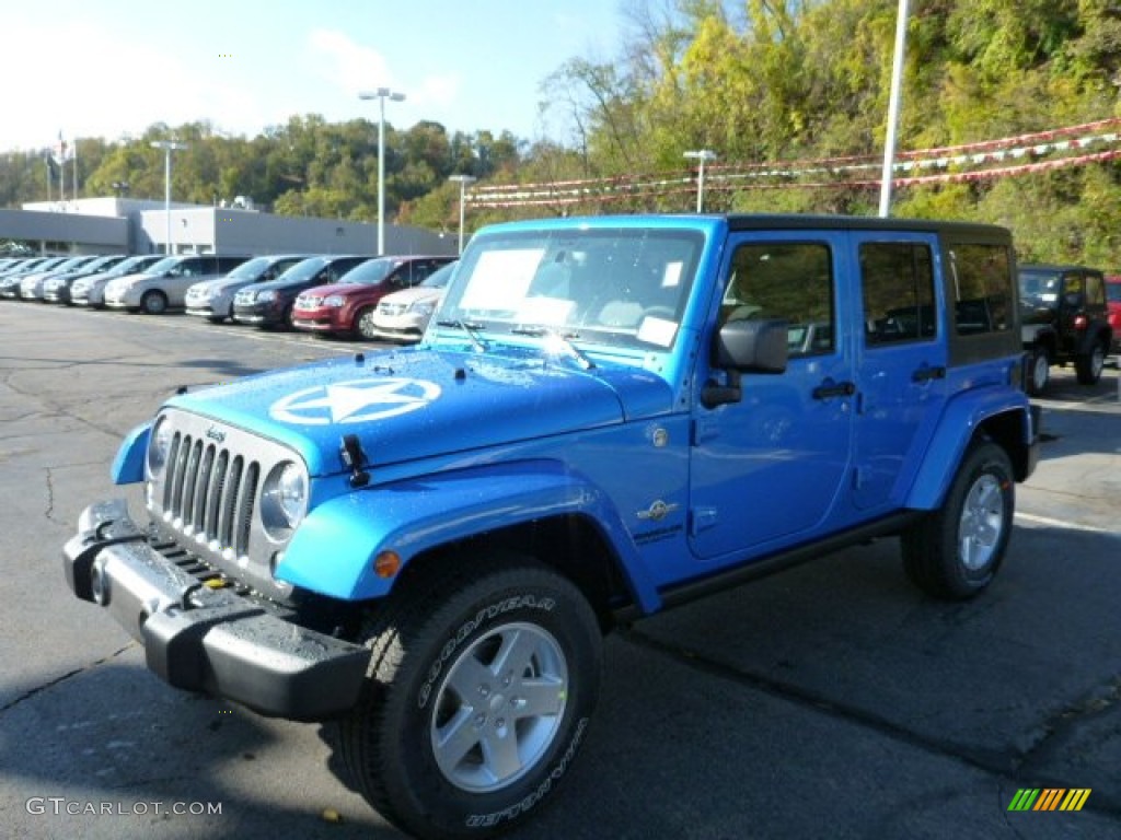 Hydro Blue Pearl Jeep Wrangler Unlimited