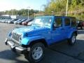 Hydro Blue Pearl 2014 Jeep Wrangler Unlimited Sport 4x4