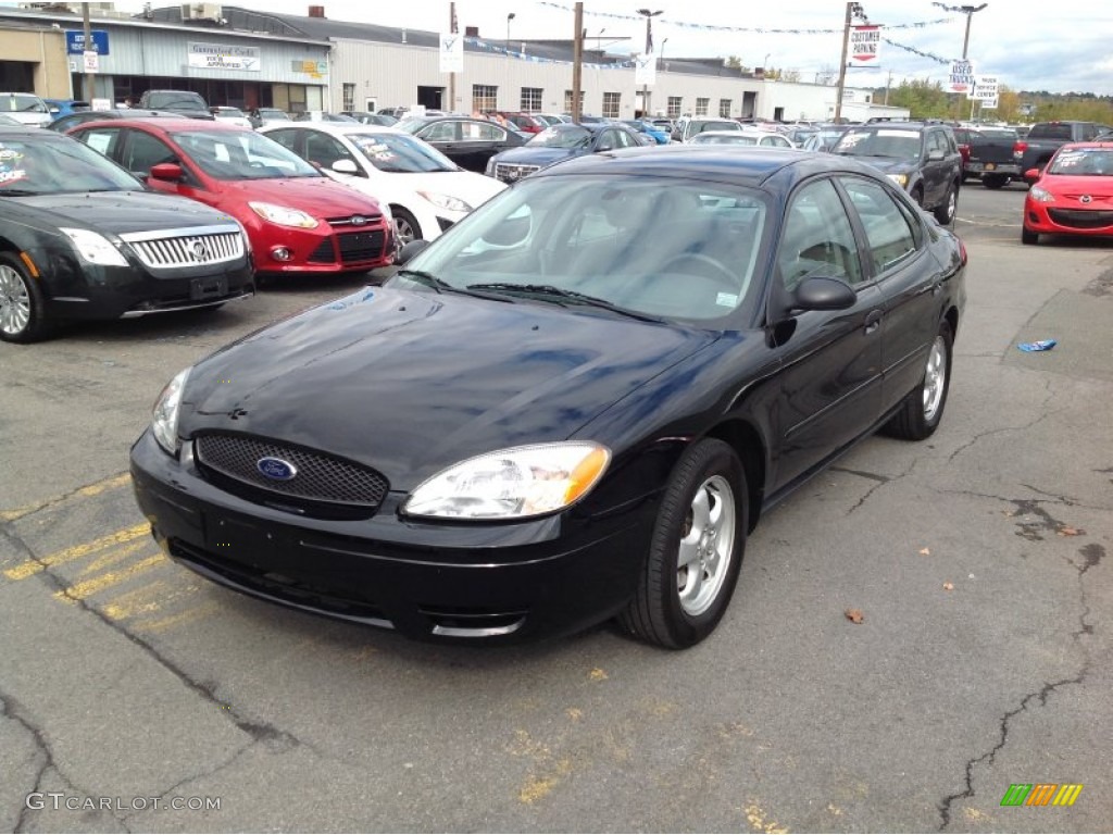 2006 Taurus SE - Black / Medium/Dark Pebble Beige photo #3