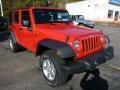 Flame Red - Wrangler Unlimited Sport 4x4 Photo No. 9