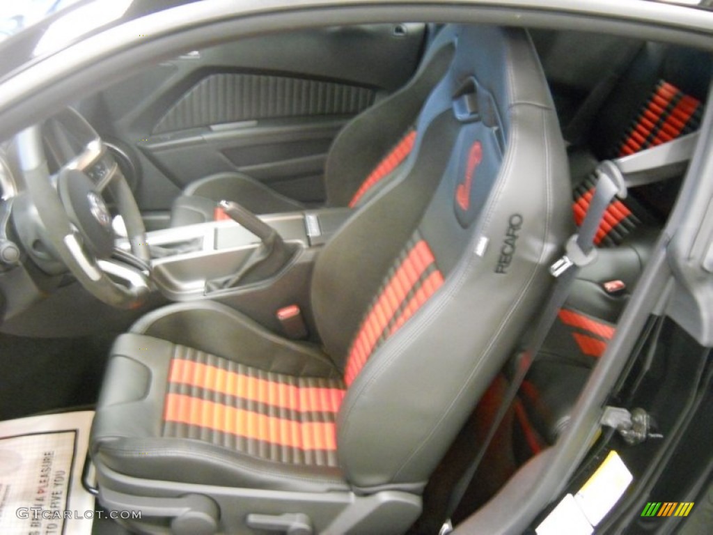 2014 Ford Mustang Shelby GT500 SVT Performance Package Coupe Front Seat Photo #87062199