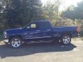 2014 Blue Topaz Metallic Chevrolet Silverado 1500 LTZ Double Cab 4x4  photo #3