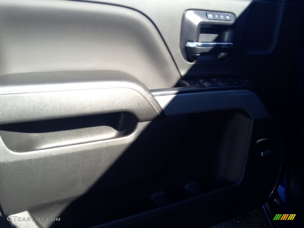 2014 Silverado 1500 LTZ Double Cab 4x4 - Blue Topaz Metallic / Jet Black photo #7