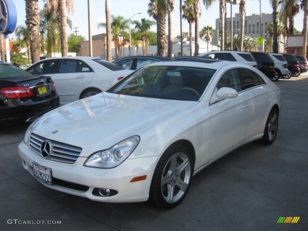 2008 CLS 550 - Arctic White / Cashmere Beige photo #5