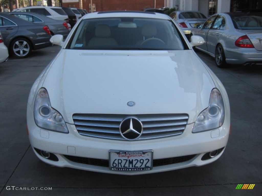 2008 CLS 550 - Arctic White / Cashmere Beige photo #6