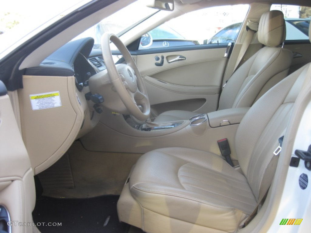 2008 CLS 550 - Arctic White / Cashmere Beige photo #18