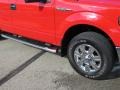 2012 Vermillion Red Ford F150 XLT SuperCab 4x4  photo #3