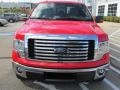 2012 Vermillion Red Ford F150 XLT SuperCab 4x4  photo #4