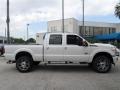 2013 White Platinum Metallic Tri-Coat Ford F350 Super Duty Platinum Crew Cab 4x4  photo #6