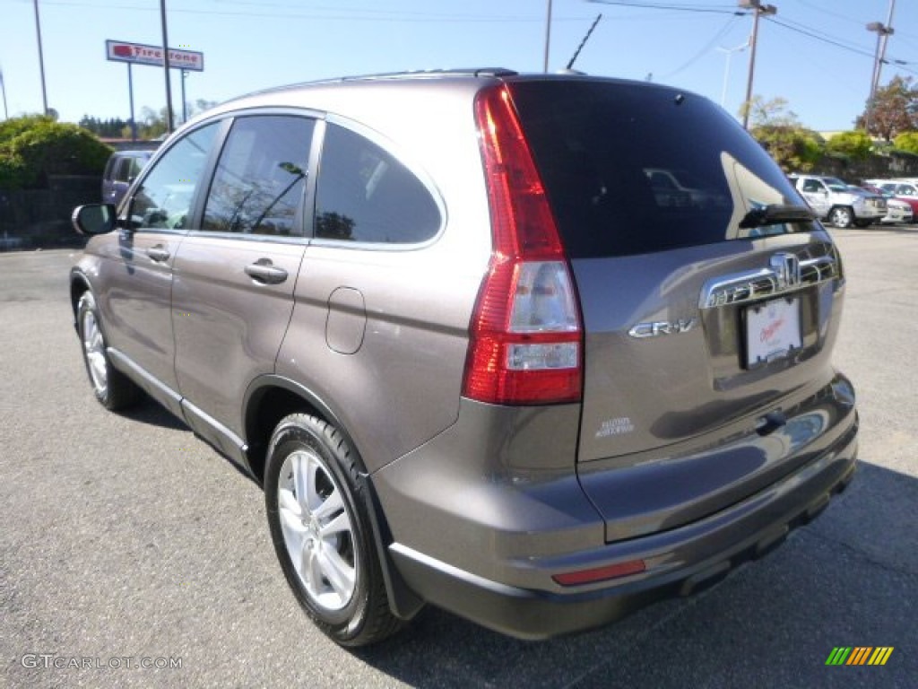 2011 CR-V EX-L 4WD - Urban Titanium Metallic / Black photo #3